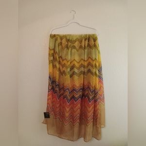 Ms. Accesories scarf. Multicolored, light-weight, breezy. Spring/ Summer.